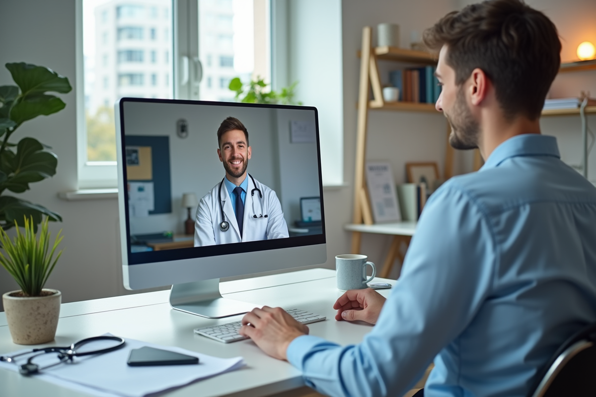 Médecin jeune lors d